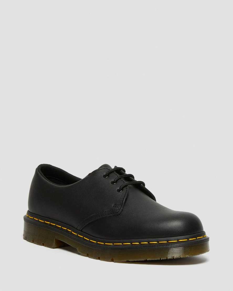 Dr. Martens 1461 Slip Resistant Lær Oxford Sko Dame Svart [3704BNTPX]